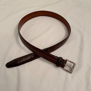 Coach brown leather belt